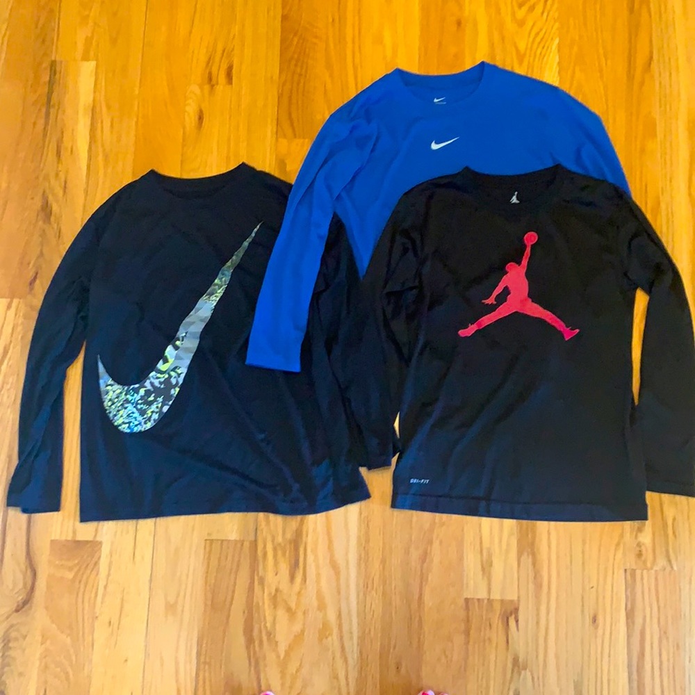 Nike long sleeve Dri-fit shirts